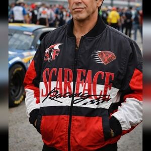 Scarface Racing Bomber Jacket Size Small New